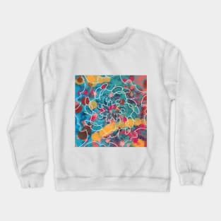 random abstract mandala Crewneck Sweatshirt